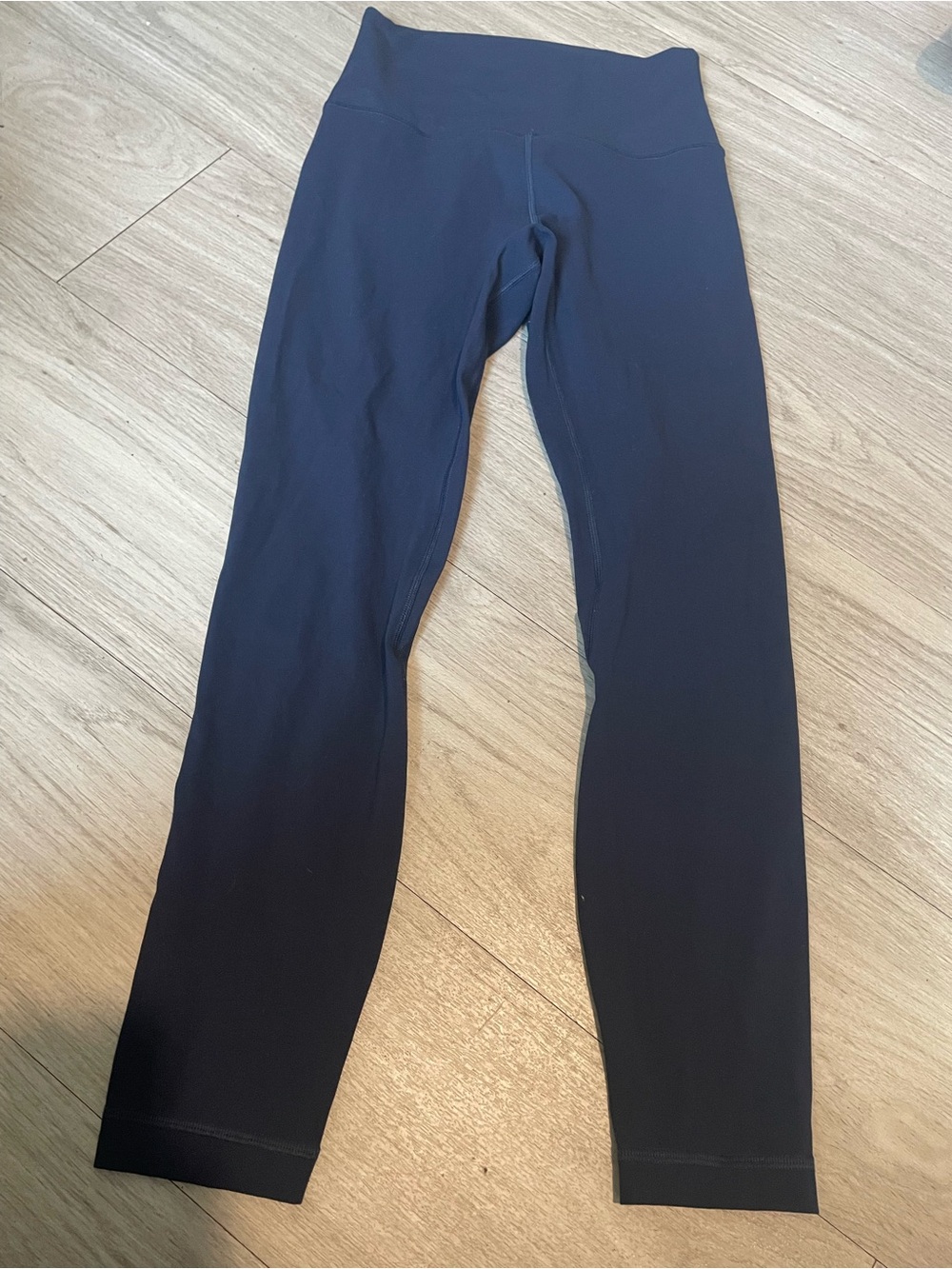 High-Rise Blue Leggings — Sculpting Everyday Essential